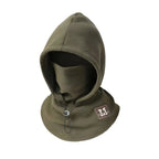 Halefield 3-in-1 Fleece Hood in Olive