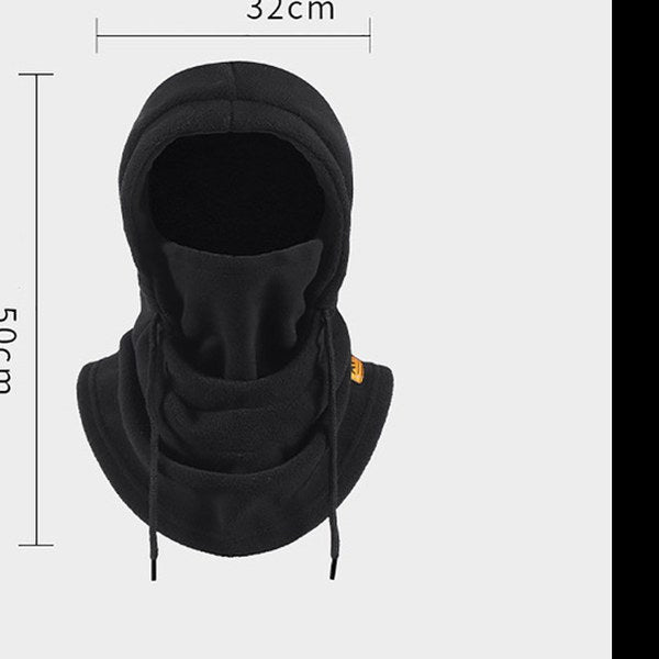 Hood measurements, 32 cm wide and 50 cm long